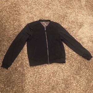 lululemon athletica Black Bomber Jacket